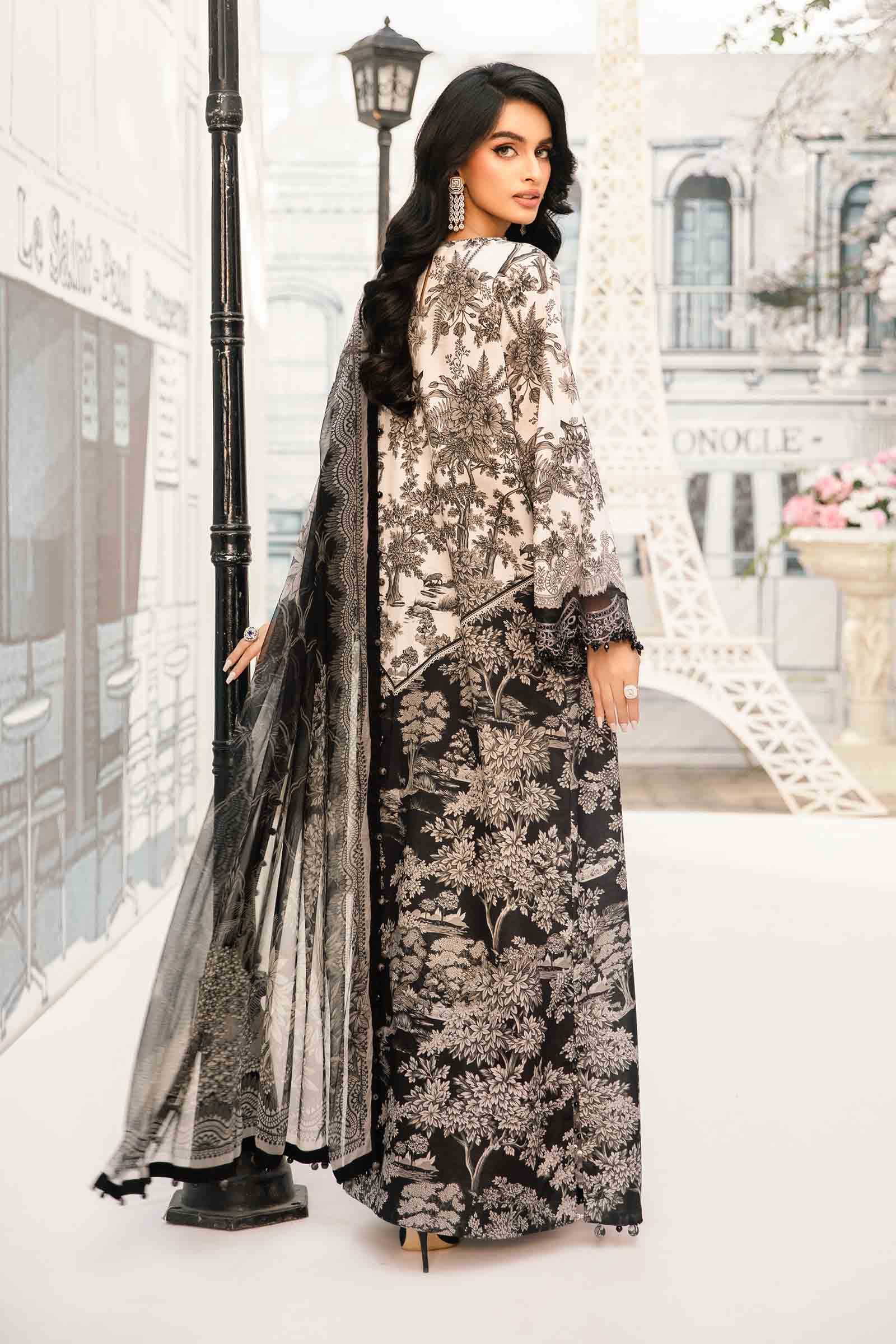 Maria B | M Prints Summer 25 | MPT-2608-B - by - Libasekhas UK - Registered Vendor of : Maria B - 100% Original Designer Dresss