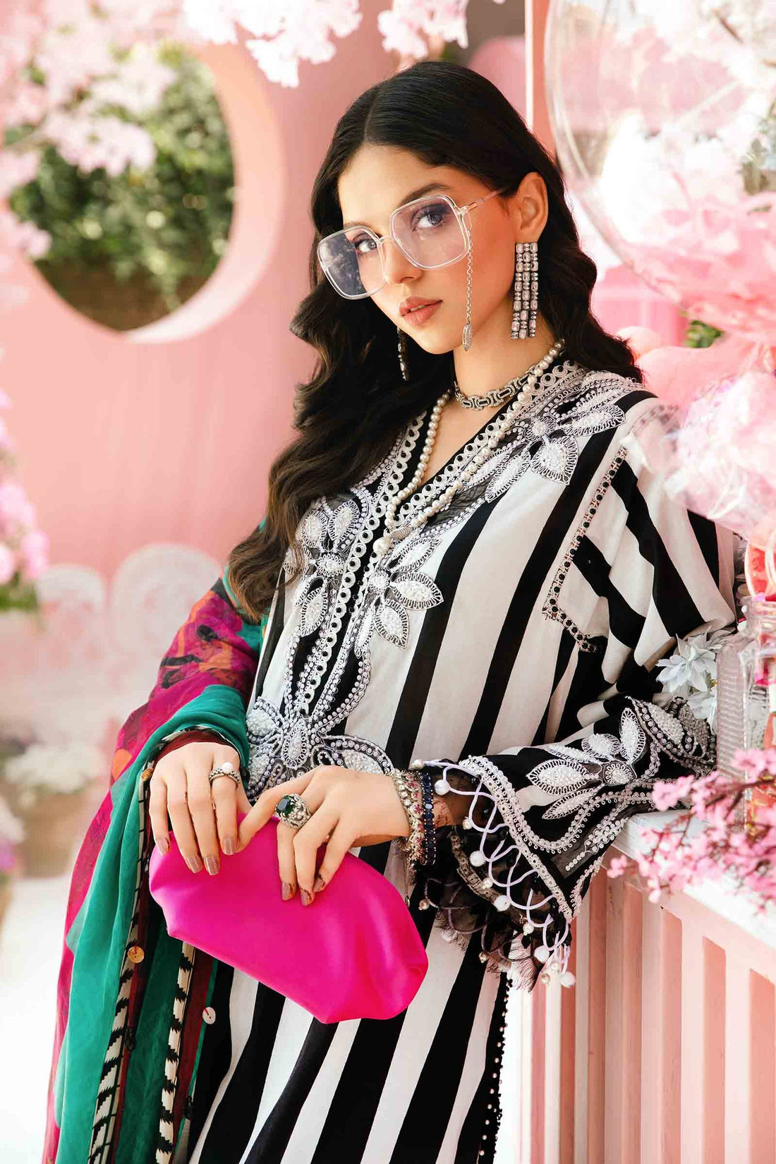 Maria B | M Prints Summer 25 | MPT-2609-B - by - Libasekhas UK - Registered Vendor of : Maria B - 100% Original Designer Dresss