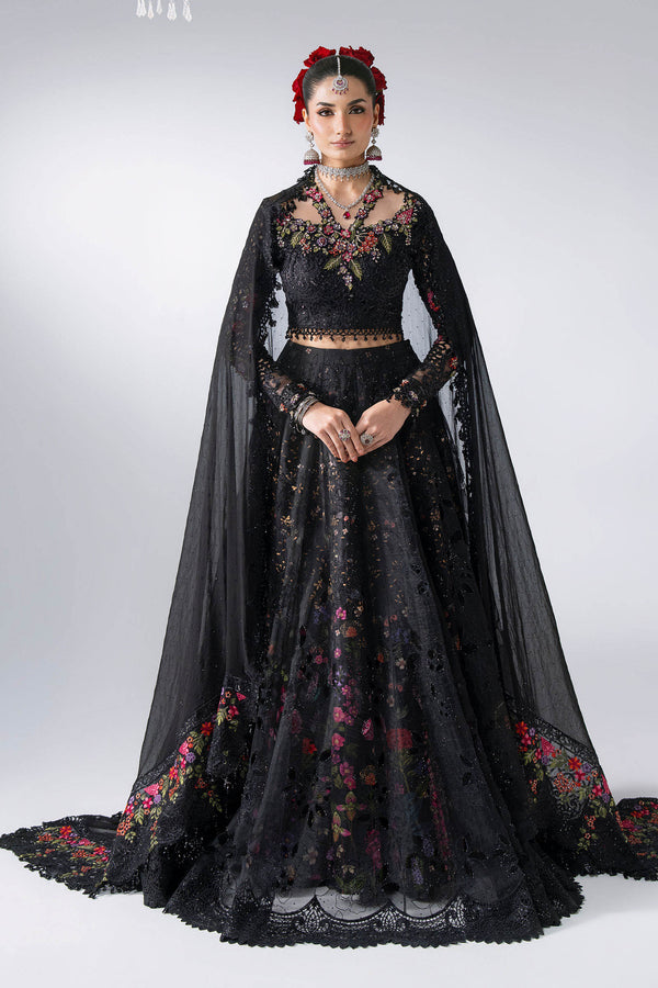 Maria B | Unstitched Mbroidered | BD-3101-Obsidian Garden-Default