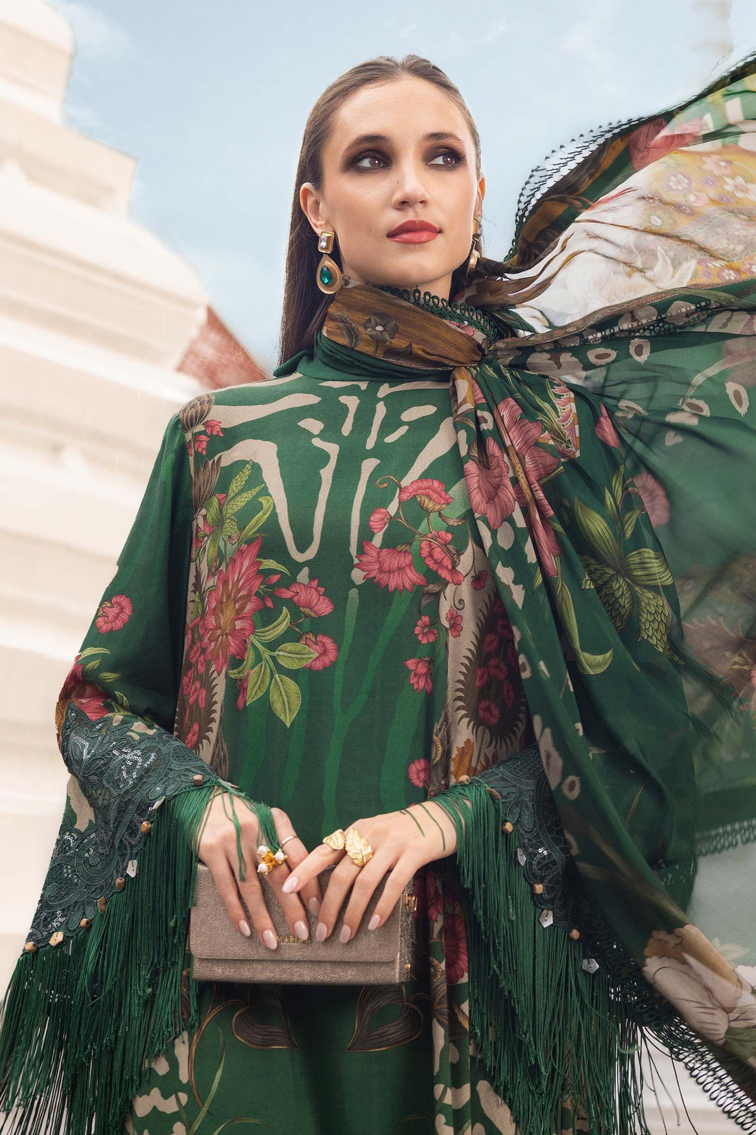 Maria B | M Prints Winter 25 | MPT-2810-A - by Libasekhas UK - Registered Vendor of : Maria B - 100% Original Designer Dress