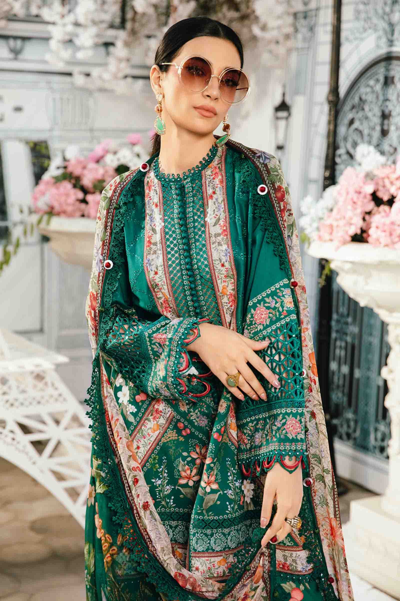 Maria B | M Prints Summer 25 | MPT-2610-A - by - Libasekhas UK - Registered Vendor of : Maria B - 100% Original Designer Dresss