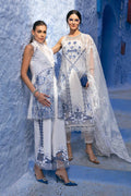 Maria B | Luxury Lawn 25 | D-2510-A - by - Libasekhas UK - Registered Vendor of : Maria B - 100% Original Designer Dresss