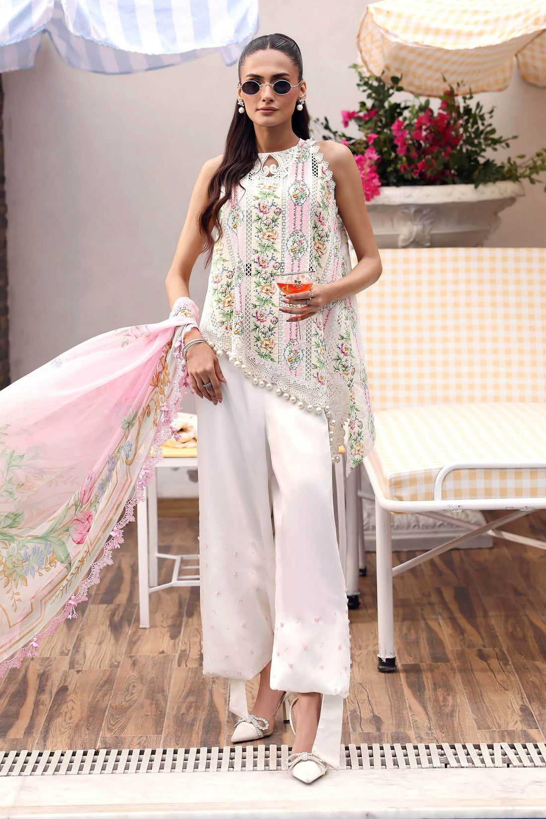 Maria B | M Prints 26 | MPT-3010-A - by Libasekhas UK - Registered Vendor of : Maria B - 100% Original Designer Dress