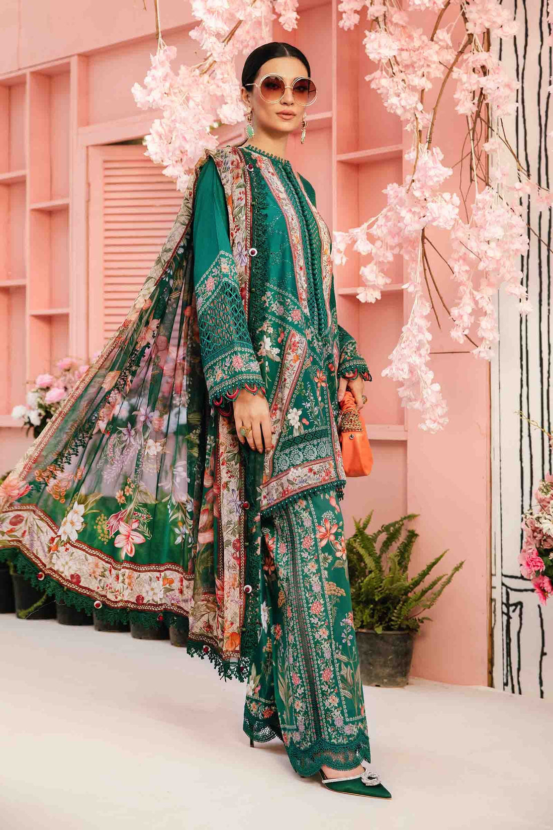 Maria B | M Prints Summer 25 | MPT-2610-A - by - Libasekhas UK - Registered Vendor of : Maria B - 100% Original Designer Dresss