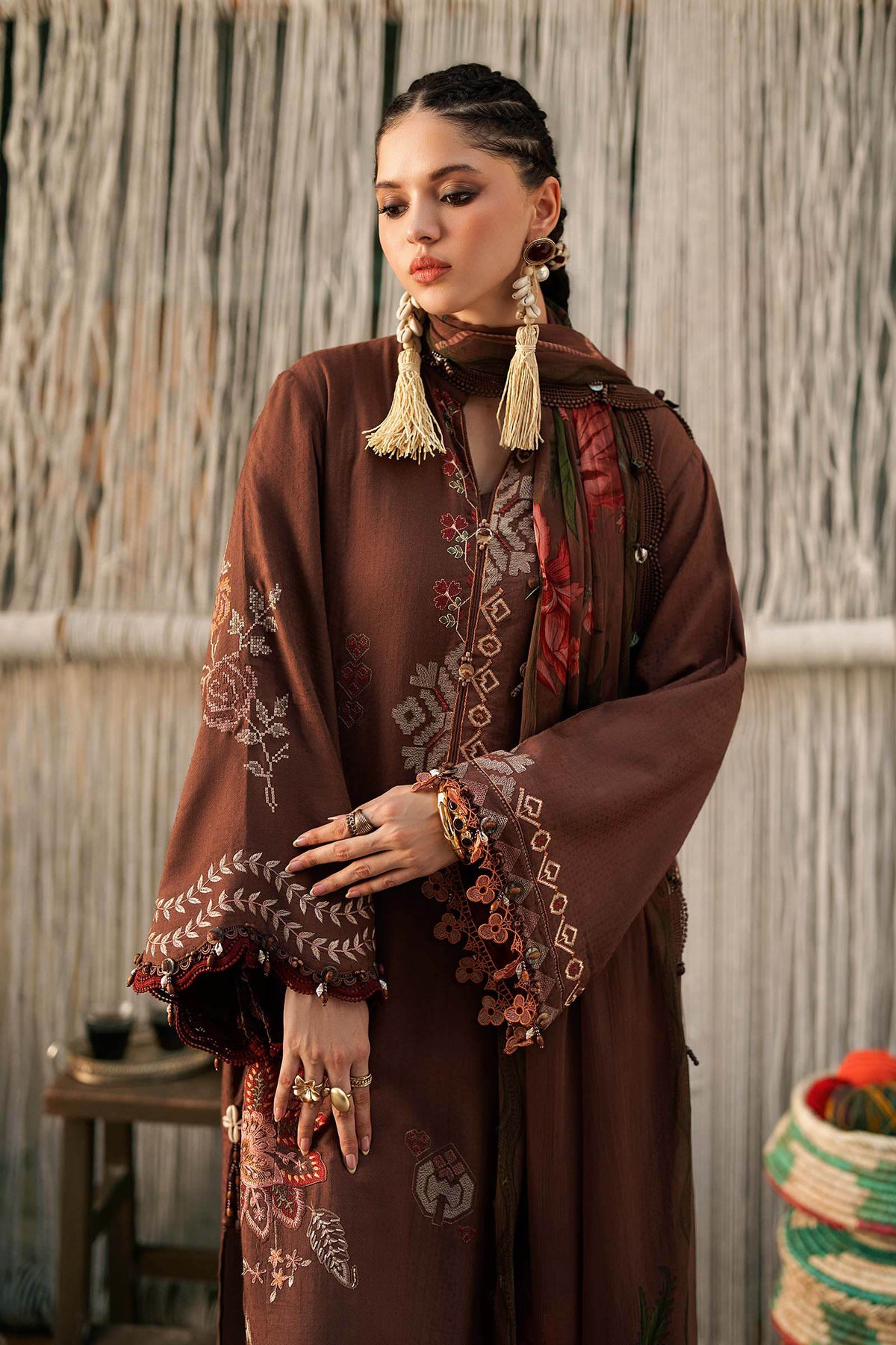 Maria B | M Prints Winter Fall 2026 | MPT-3110-B - by Libasekhas UK - Registered Vendor of : Maria B - 100% Original Designer Dress