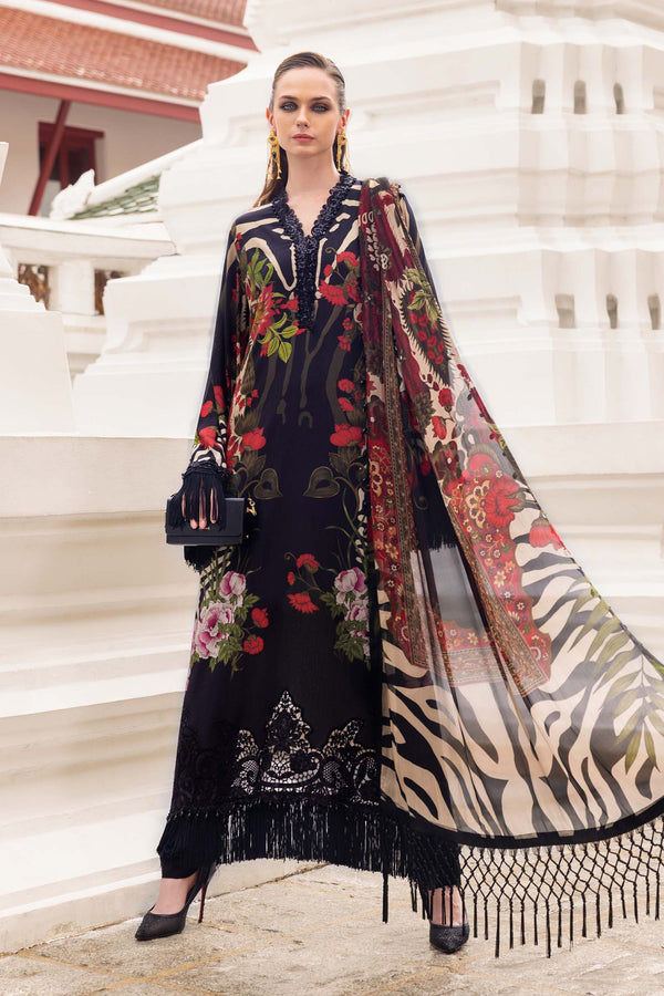 Maria B | M Prints Winter 25 | MPT-2810-B - by Libasekhas UK - Registered Vendor of : Maria B - 100% Original Designer Dress