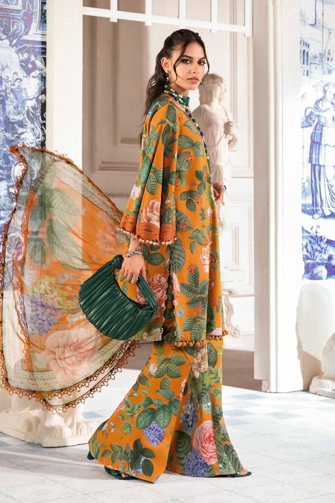 Maria.B | M Print Eid Edit | MPT-2210-B - by - Libasekhas UK - Registered Vendor of : Maria B - 100% Original Designer Dresss