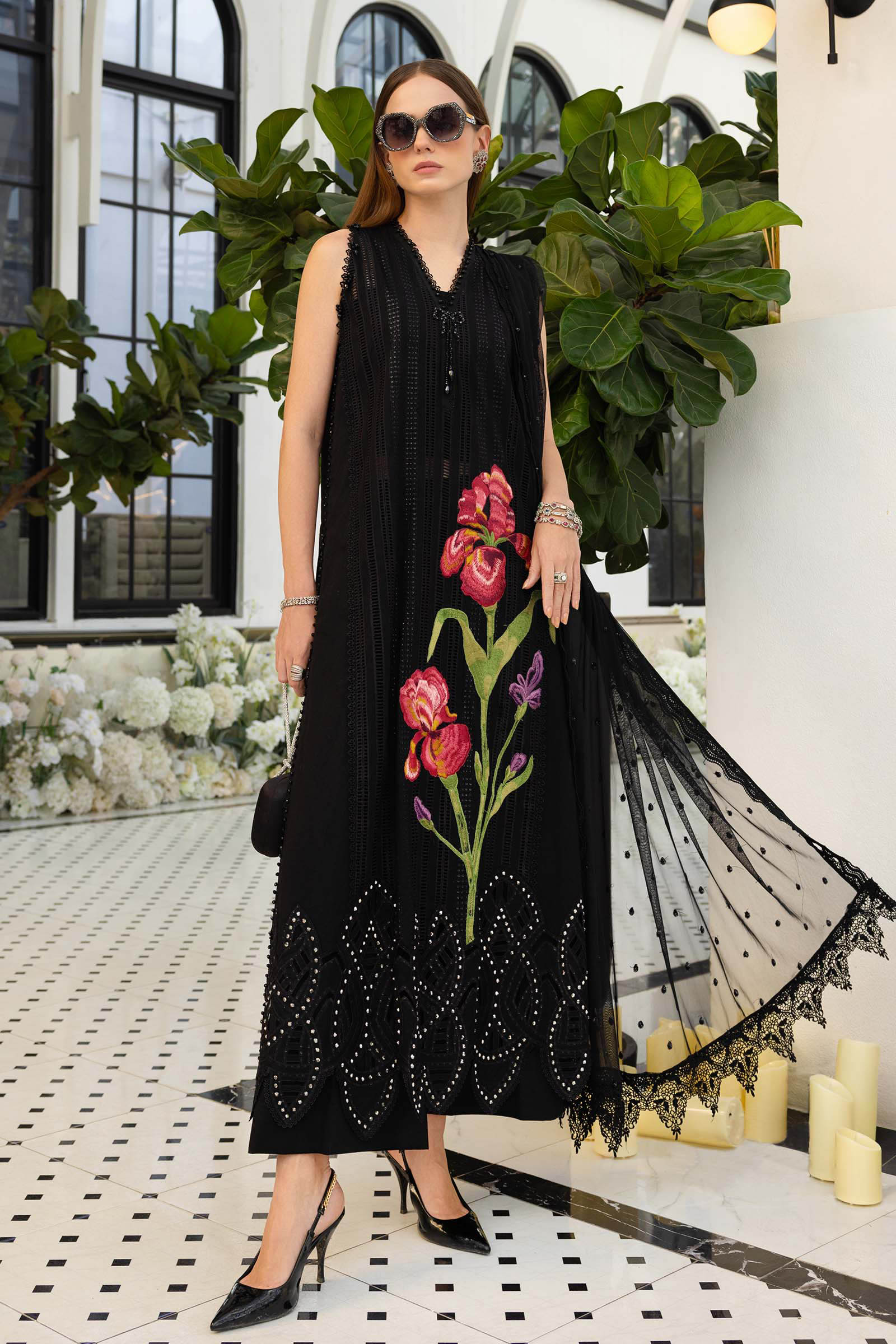 Maria B | luxury Lawn 26 | EL-26-10 - by Libasekhas UK - Registered Vendor of : Maria B - 100% Original Designer Dress