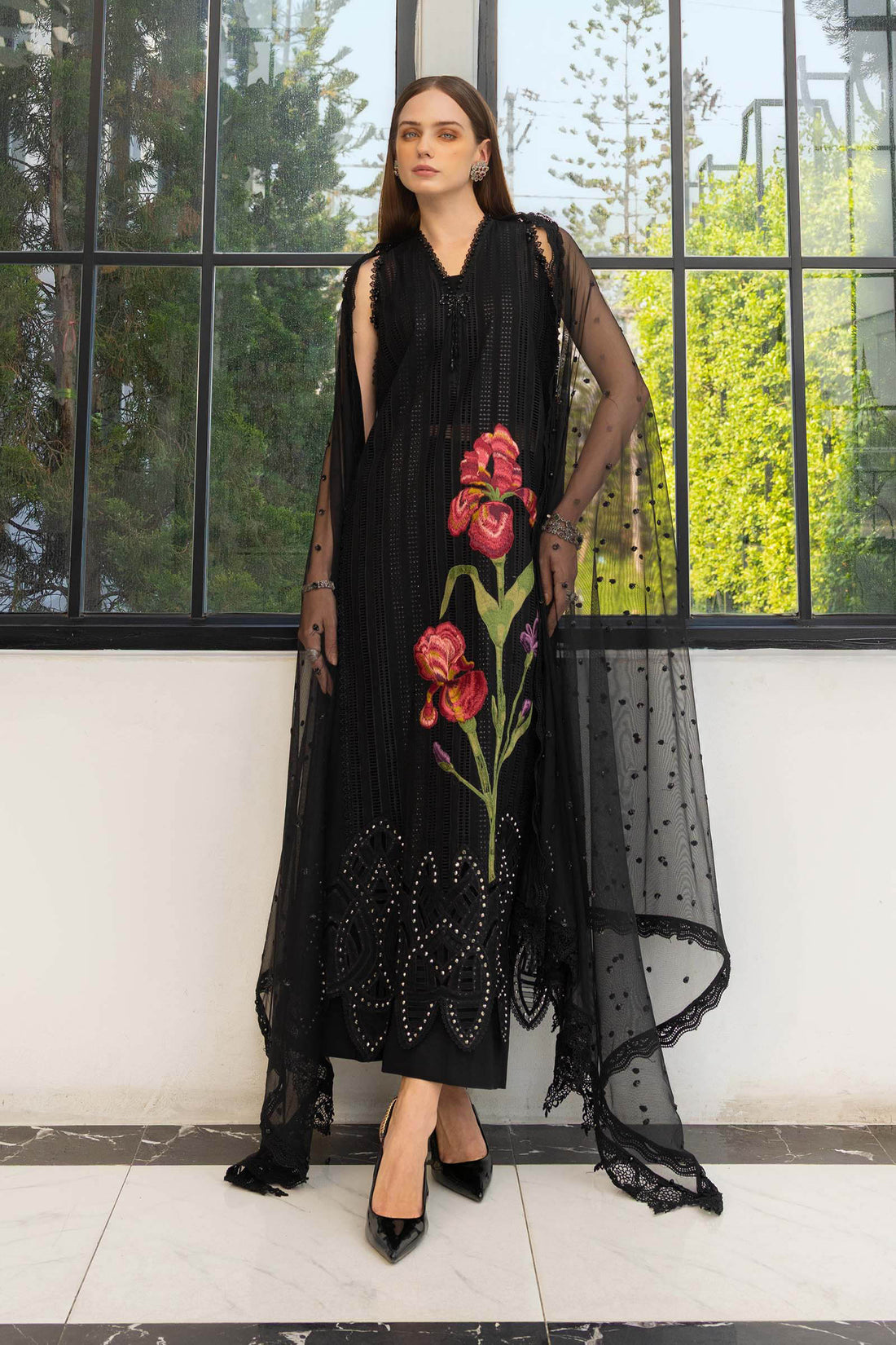 Maria B | luxury Lawn 26 | EL-26-10 - by Libasekhas UK - Registered Vendor of : Maria B - 100% Original Designer Dress