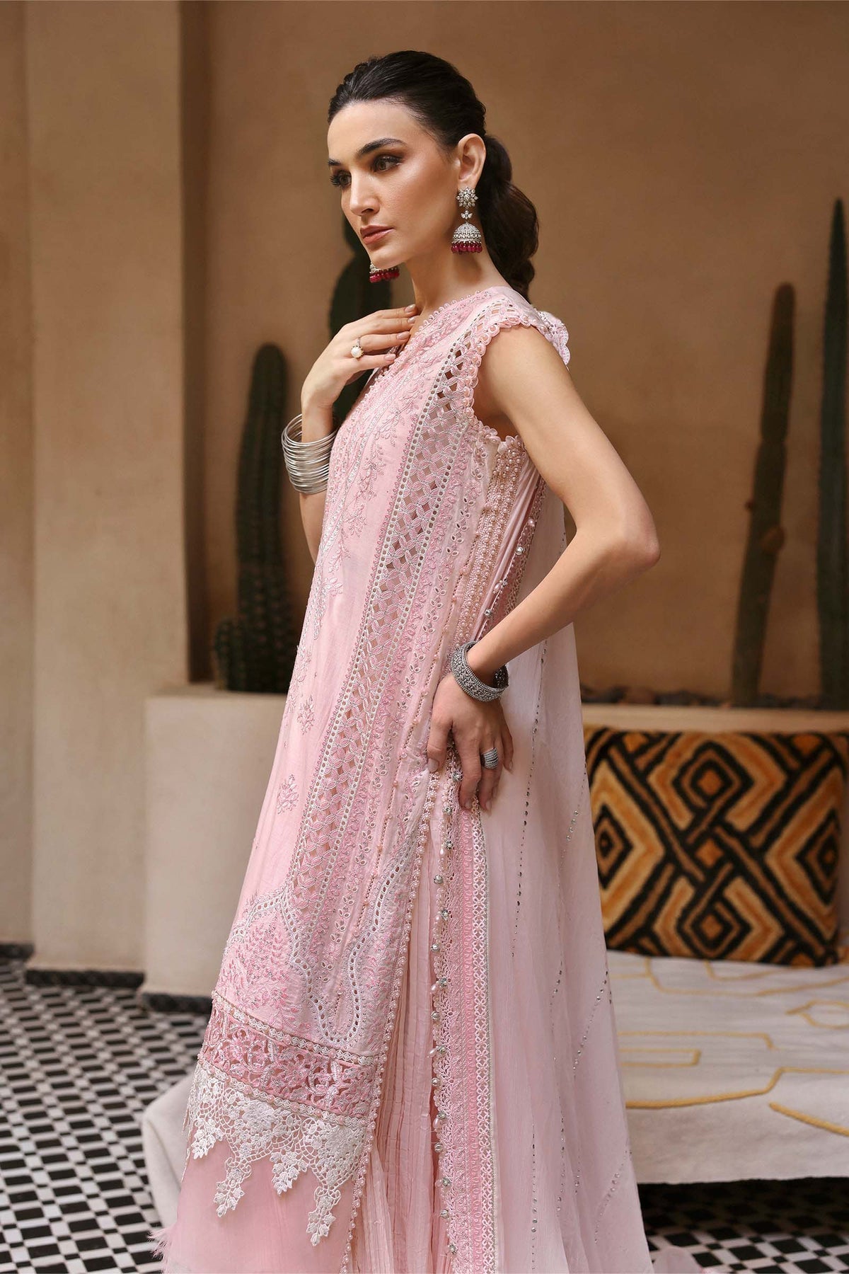 Maria B | Luxury Lawn 25 | D-2511-A - by - Libasekhas UK - Registered Vendor of : Maria B - 100% Original Designer Dresss