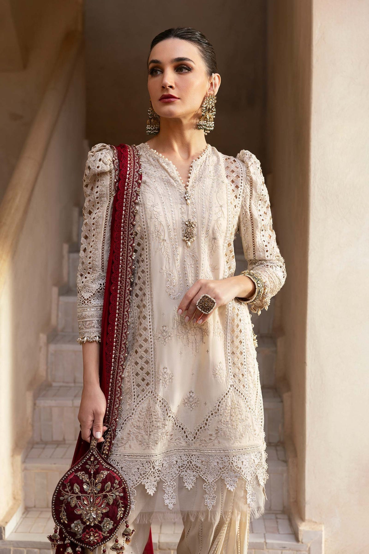 Maria B | Luxury Lawn 25 | D-2511-B - by - Libasekhas UK - Registered Vendor of : Maria B - 100% Original Designer Dresss
