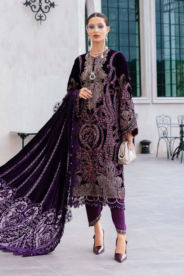 Maria B | Winter Luxe 25 | WL-1311 - by Libasekhas UK - Registered Vendor of : Maria B - 100% Original Designer Dress