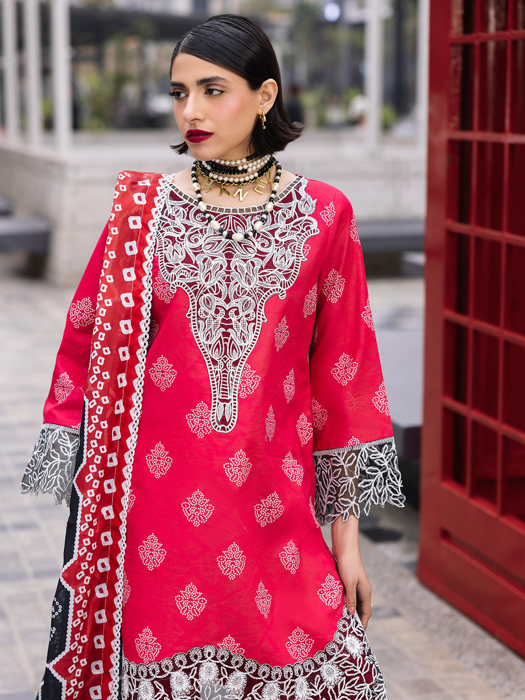 Mahnur | Broadway Luxury Lawn 25 | Azelea - by - Libasekhas UK - Registered Vendor of : Mahnur - 100% Original Designer Dresss