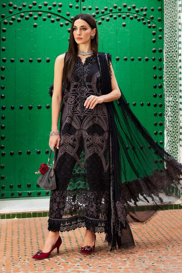 Maria B | Luxury Lawn 25 | D-2512-B - by - Libasekhas UK - Registered Vendor of : Maria B - 100% Original Designer Dresss
