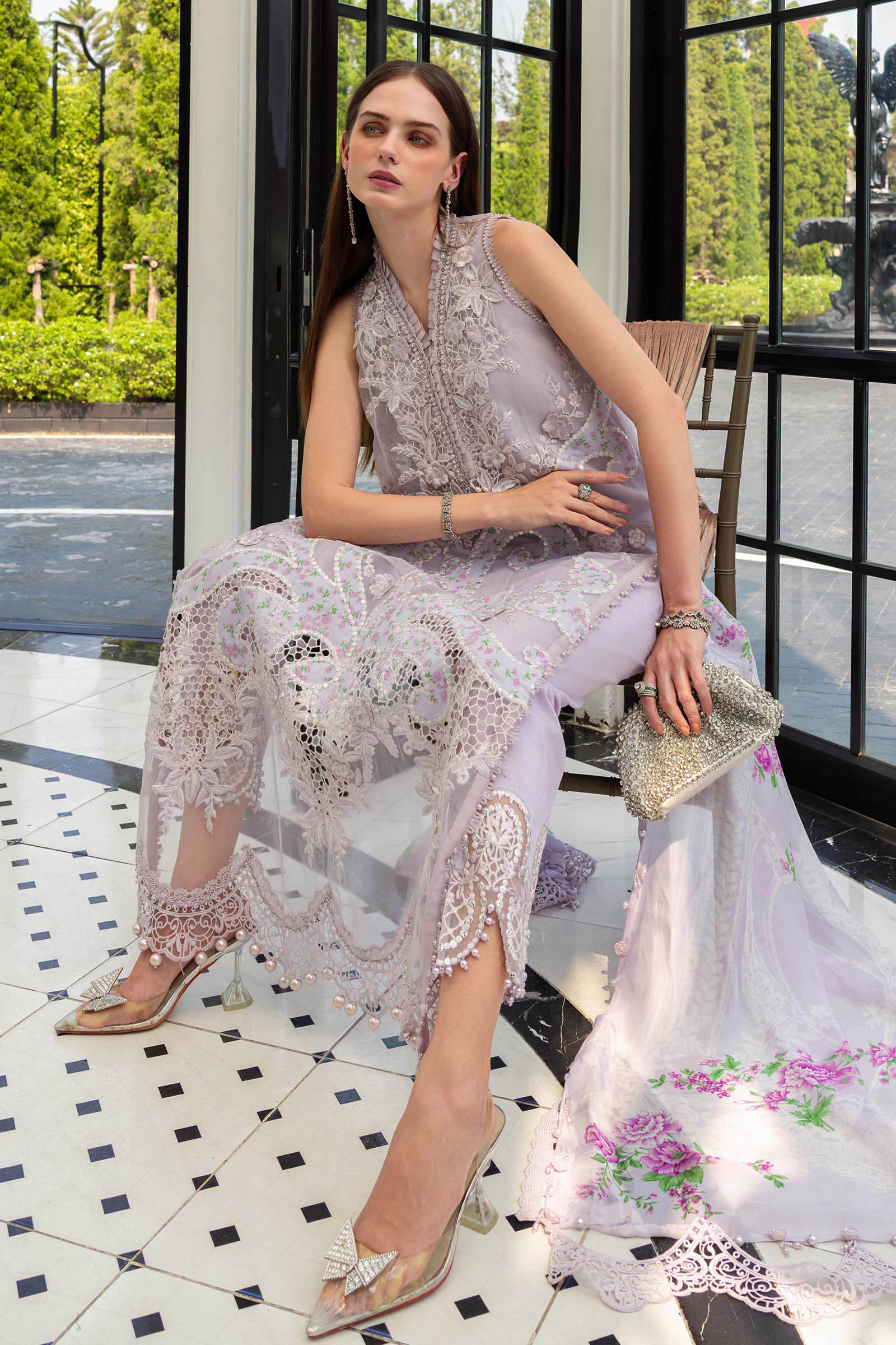 Maria B | luxury Lawn 26 | EL-26-12 - by Libasekhas UK - Registered Vendor of : Maria B - 100% Original Designer Dress