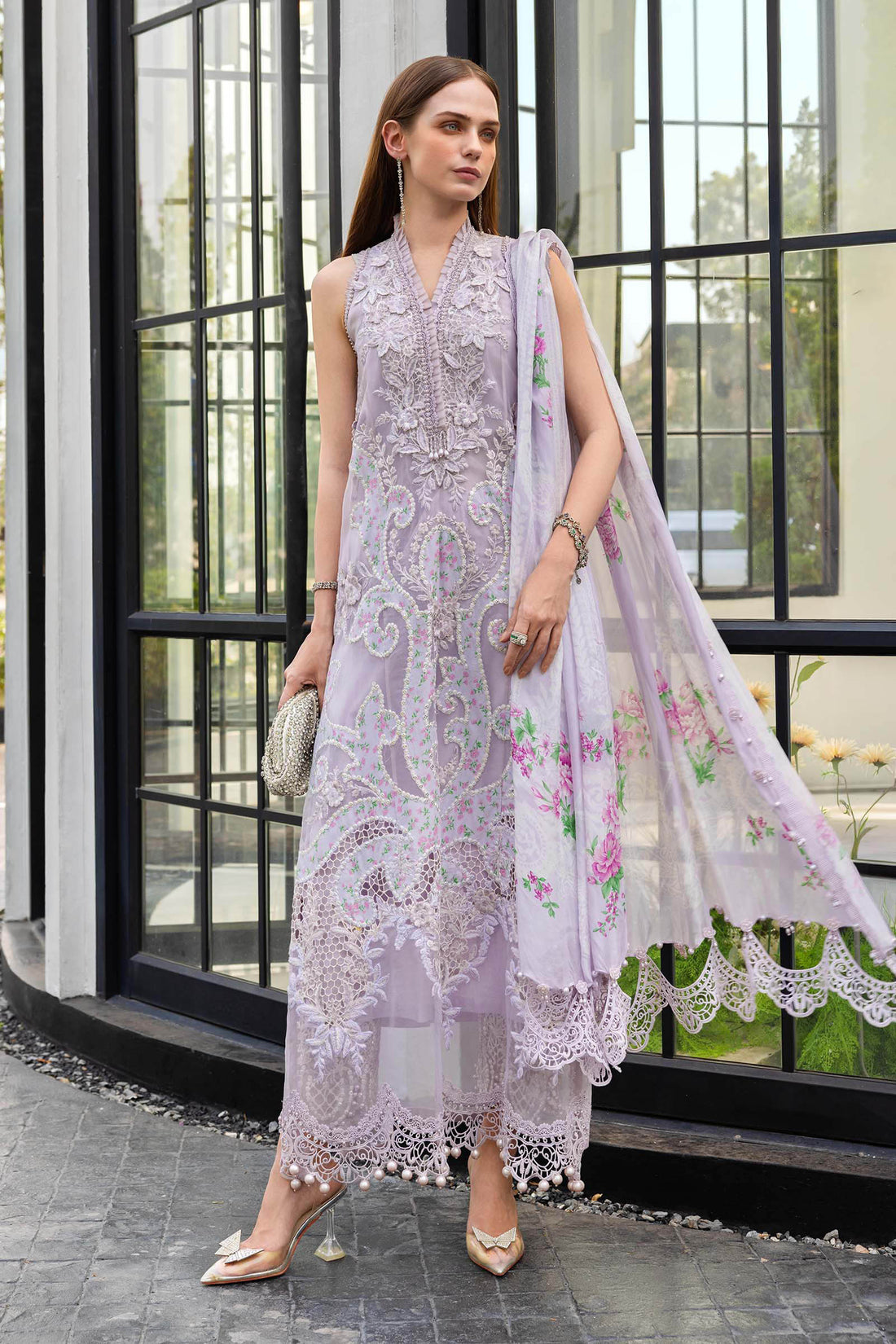Maria B | luxury Lawn 26 | EL-26-12 - by Libasekhas UK - Registered Vendor of : Maria B - 100% Original Designer Dress