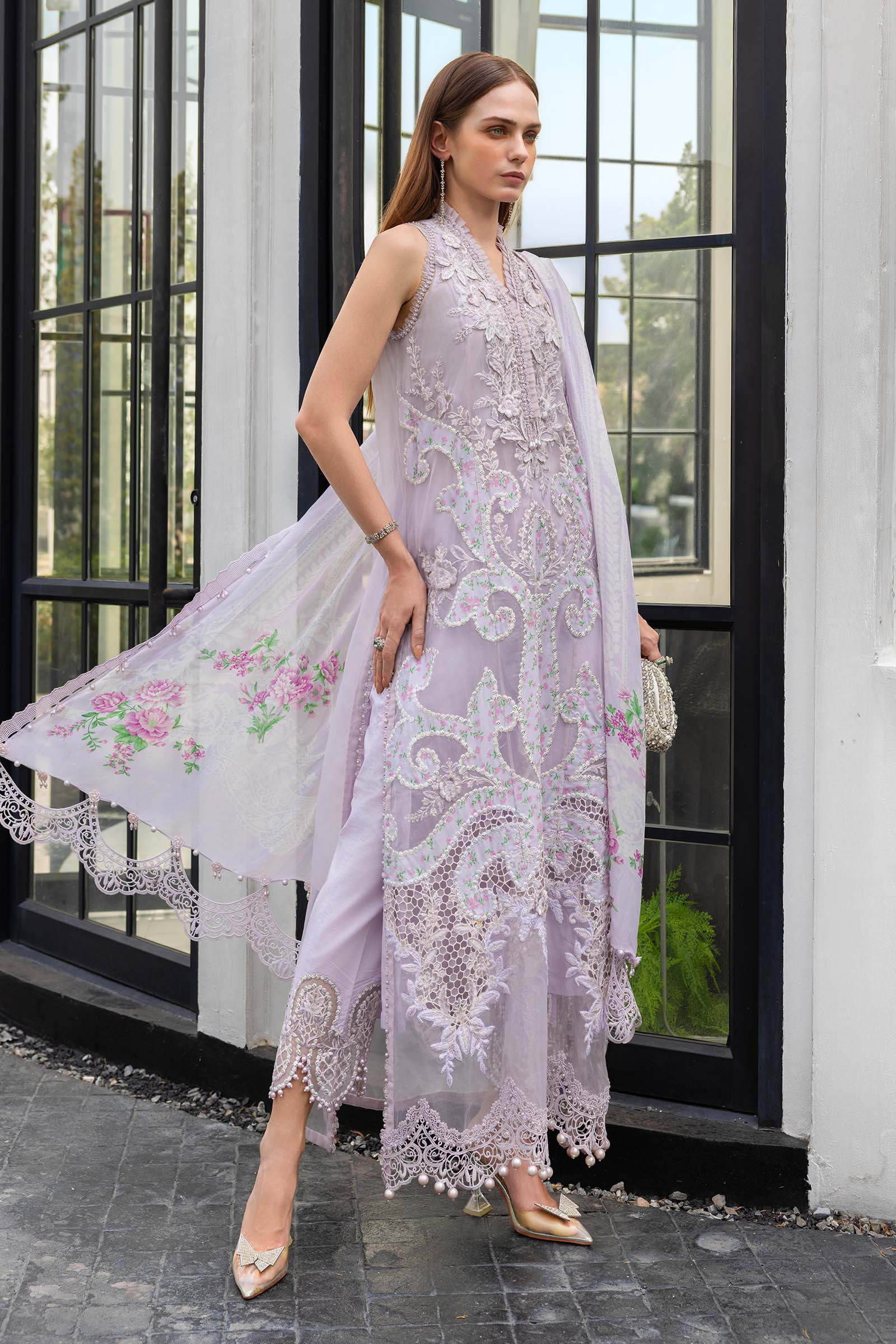 Maria B | luxury Lawn 26 | EL-26-12 - by Libasekhas UK - Registered Vendor of : Maria B - 100% Original Designer Dress
