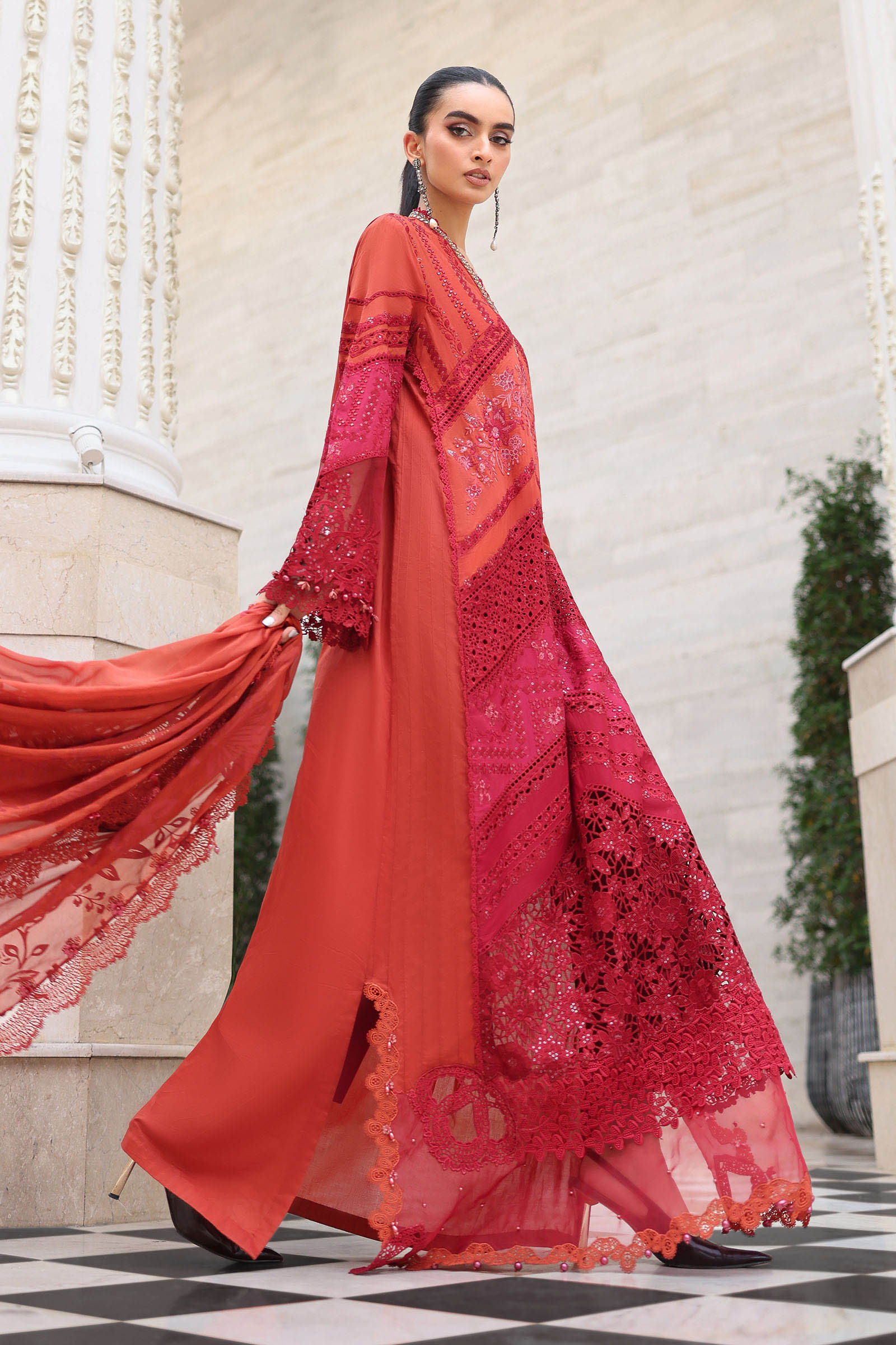 Maria B | luxury Lawn 26 | EL-26-13 - by Libasekhas UK - Registered Vendor of : Maria B - 100% Original Designer Dress