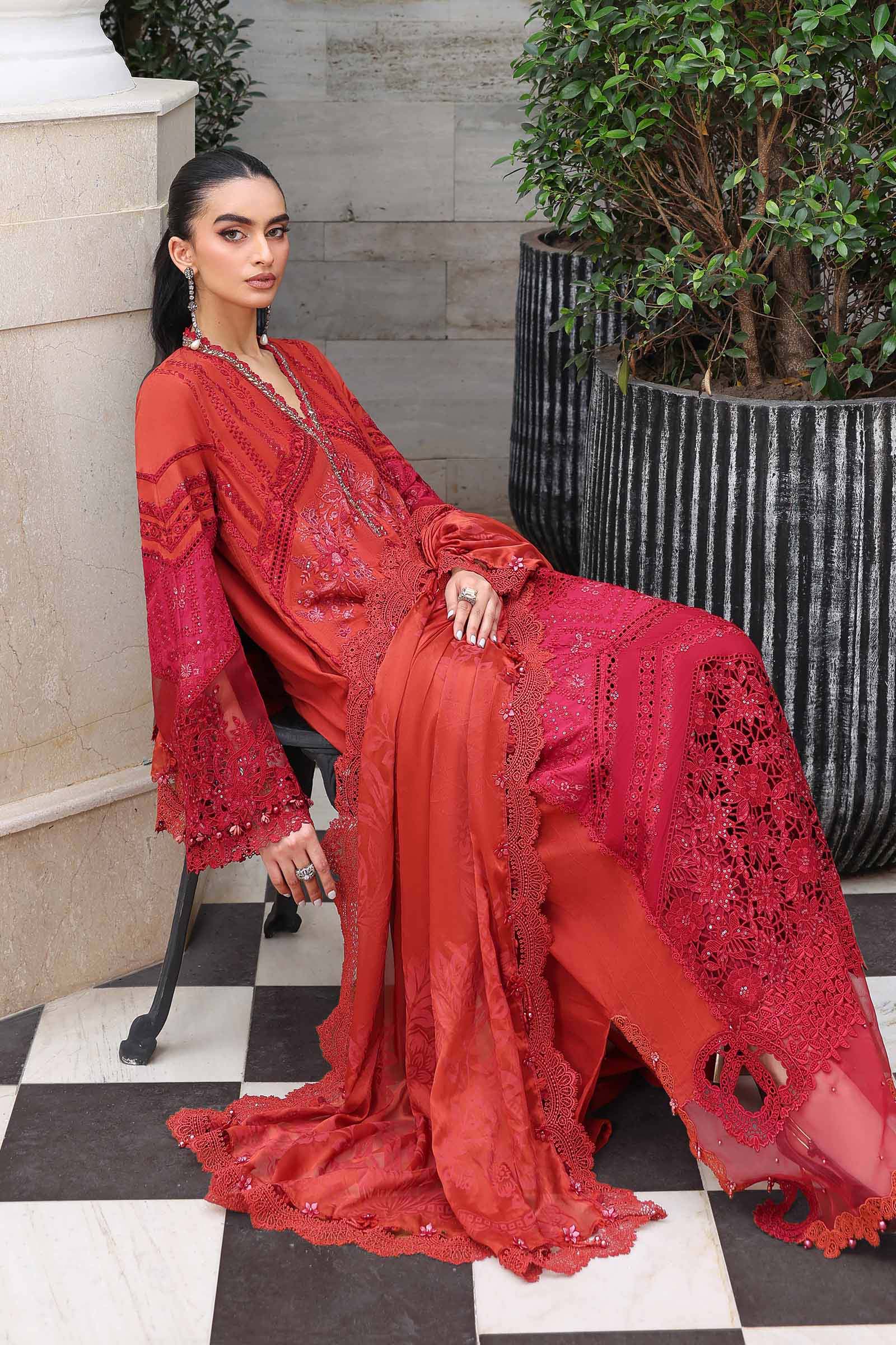 Maria B | luxury Lawn 26 | EL-26-13 - by Libasekhas UK - Registered Vendor of : Maria B - 100% Original Designer Dress