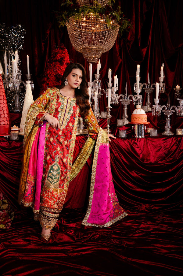 Sable Vogue | Laal Bagh Bridal Collection |SLB-1573 - by Libasekhas UK - Registered Vendor of : Sable Vogue - 100% Original Designer Dress
