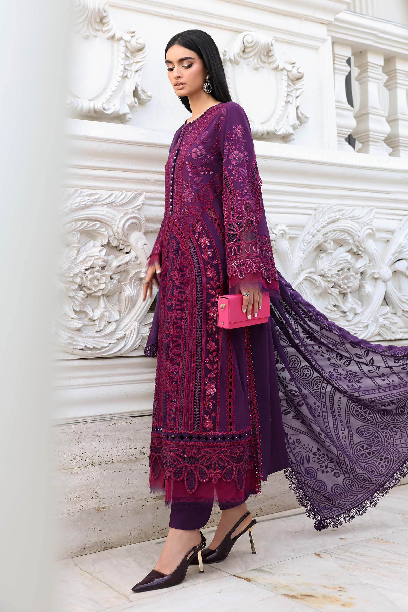 Maria B | luxury Lawn 26 | EL-26-14 - by Libasekhas UK - Registered Vendor of : Maria B - 100% Original Designer Dress