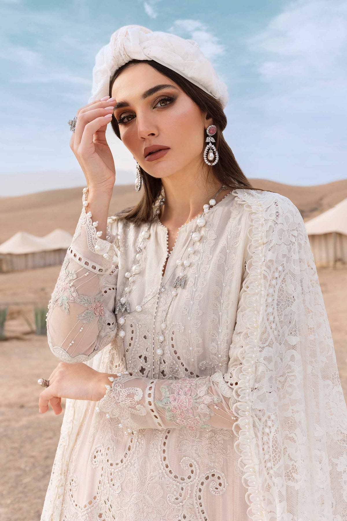 Maria B | Luxury Lawn 25 | D-2515-A - by - Libasekhas UK - Registered Vendor of : Maria B - 100% Original Designer Dresss