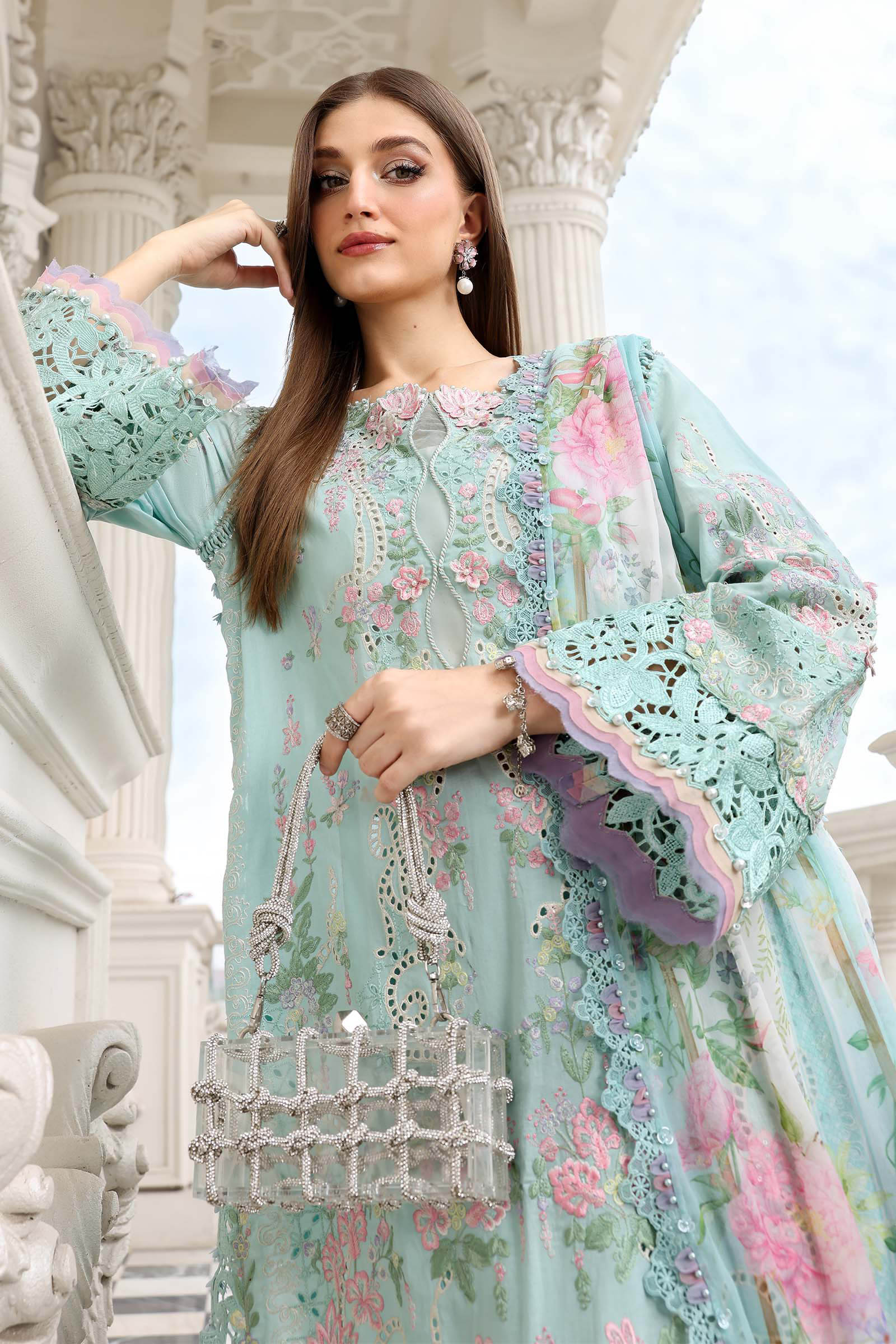Maria B | luxury Lawn 26 | EL-26-15 - by Libasekhas UK - Registered Vendor of : Maria B - 100% Original Designer Dress