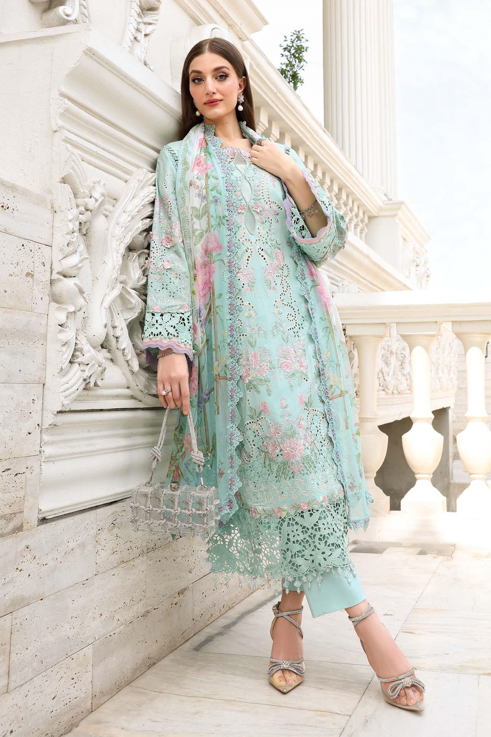 Maria B | luxury Lawn 26 | EL-26-15 - by Libasekhas UK - Registered Vendor of : Maria B - 100% Original Designer Dress