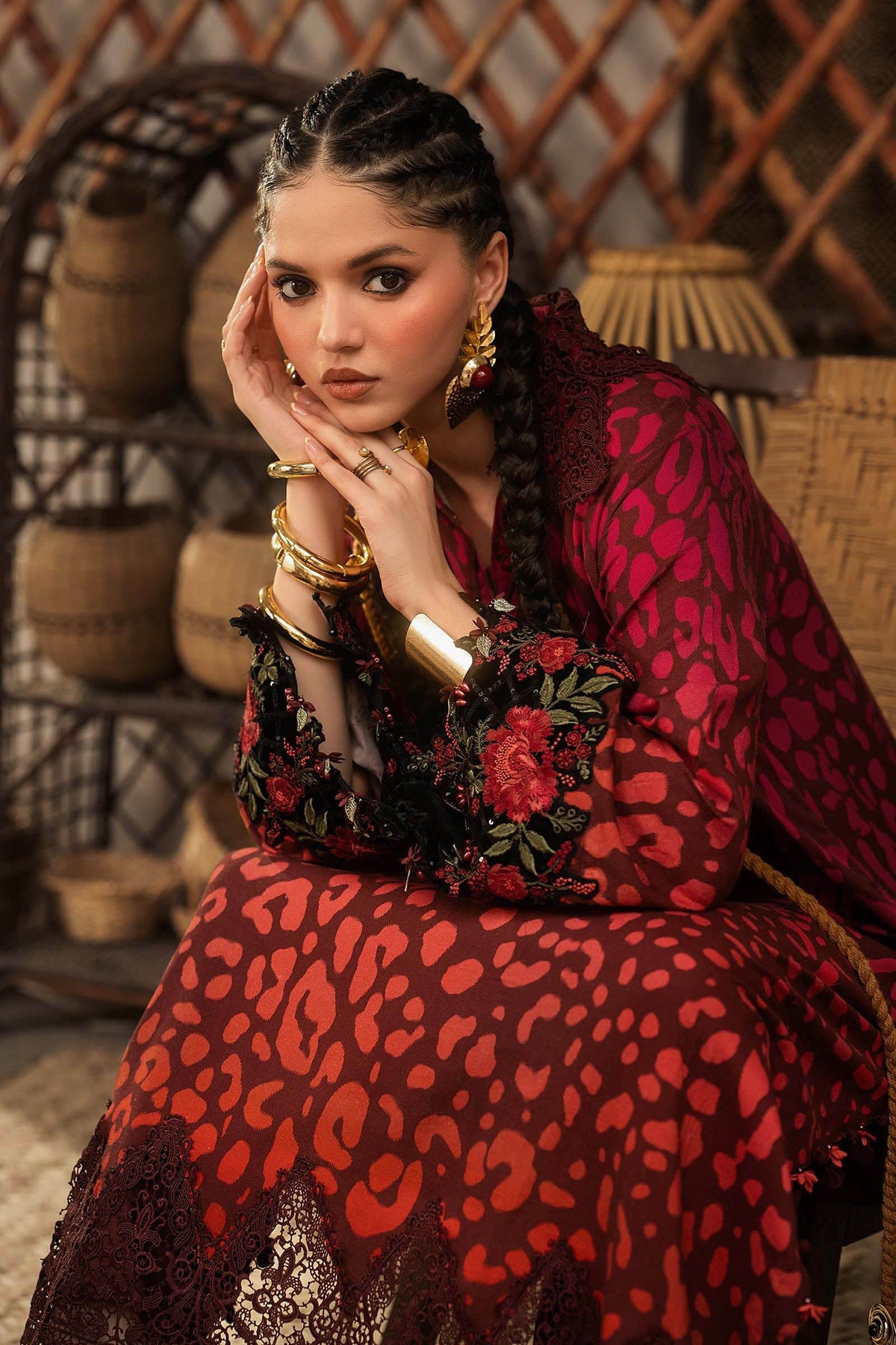 Maria B | M Prints Winter Fall 2026 | MPT-3101-A - by Libasekhas UK - Registered Vendor of : Maria B - 100% Original Designer Dress