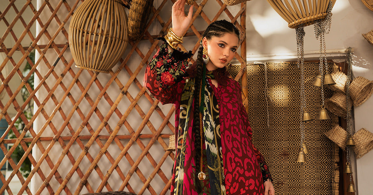 Maria B | M Prints Winter Fall 2026 | MPT-3101-A - by Libasekhas UK - Registered Vendor of : Maria B - 100% Original Designer Dress