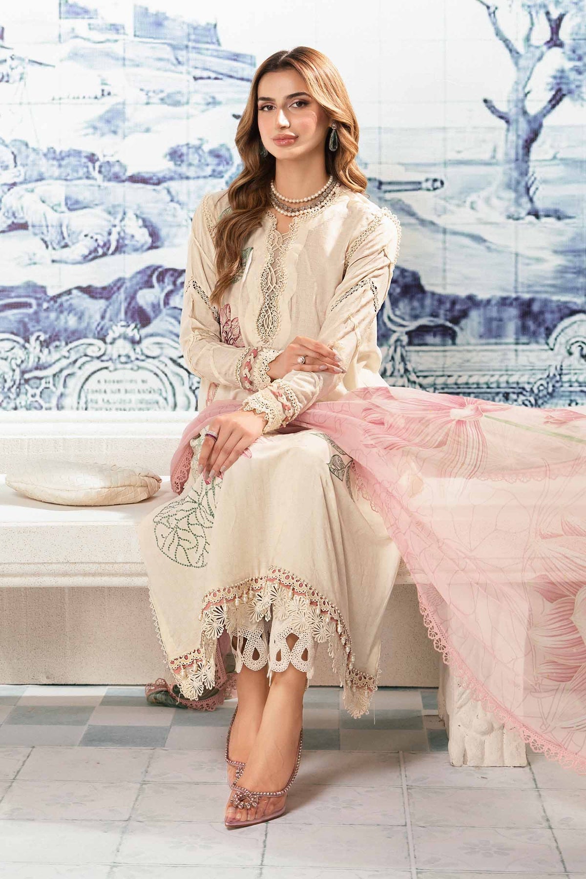 Maria.B | M Print Eid Edit | MPT-2201-A - by - Libasekhas UK - Registered Vendor of : Maria B - 100% Original Designer Dresss