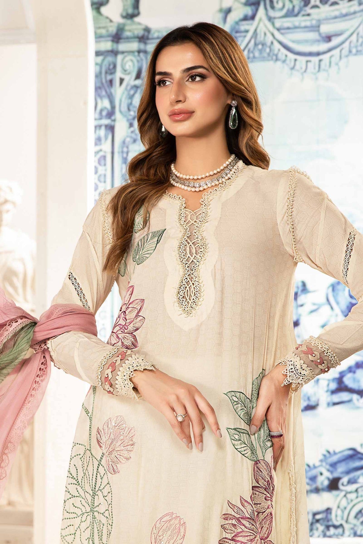Maria.B | M Print Eid Edit | MPT-2201-A - by - Libasekhas UK - Registered Vendor of : Maria B - 100% Original Designer Dresss