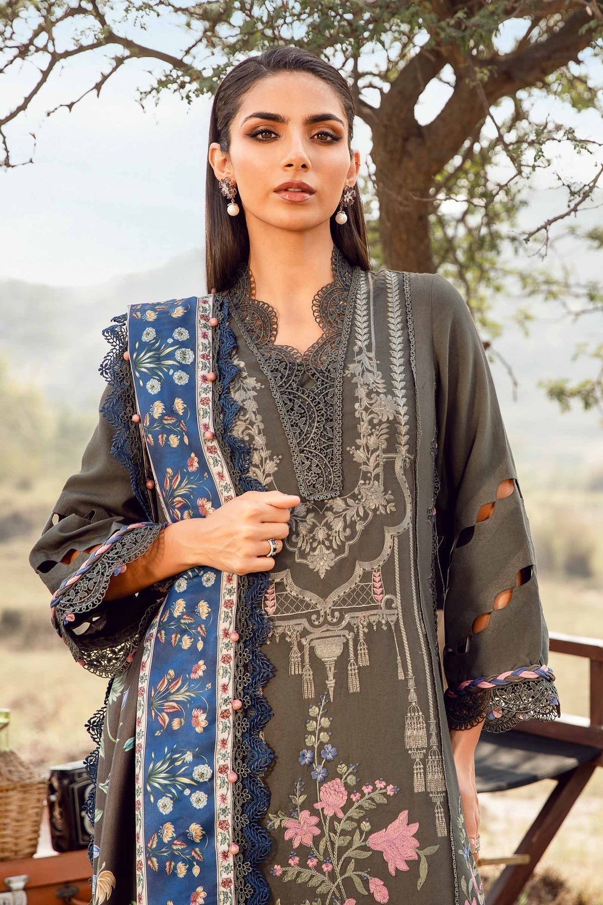 Maria B | M Prints Winter 24 | MPT-2401-A - Libasekhas