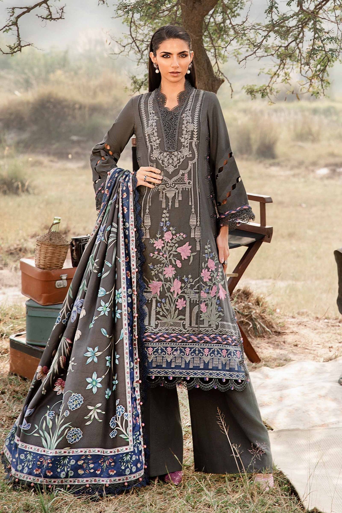Maria B | M Prints Winter 24 | MPT-2401-A - Libasekhas