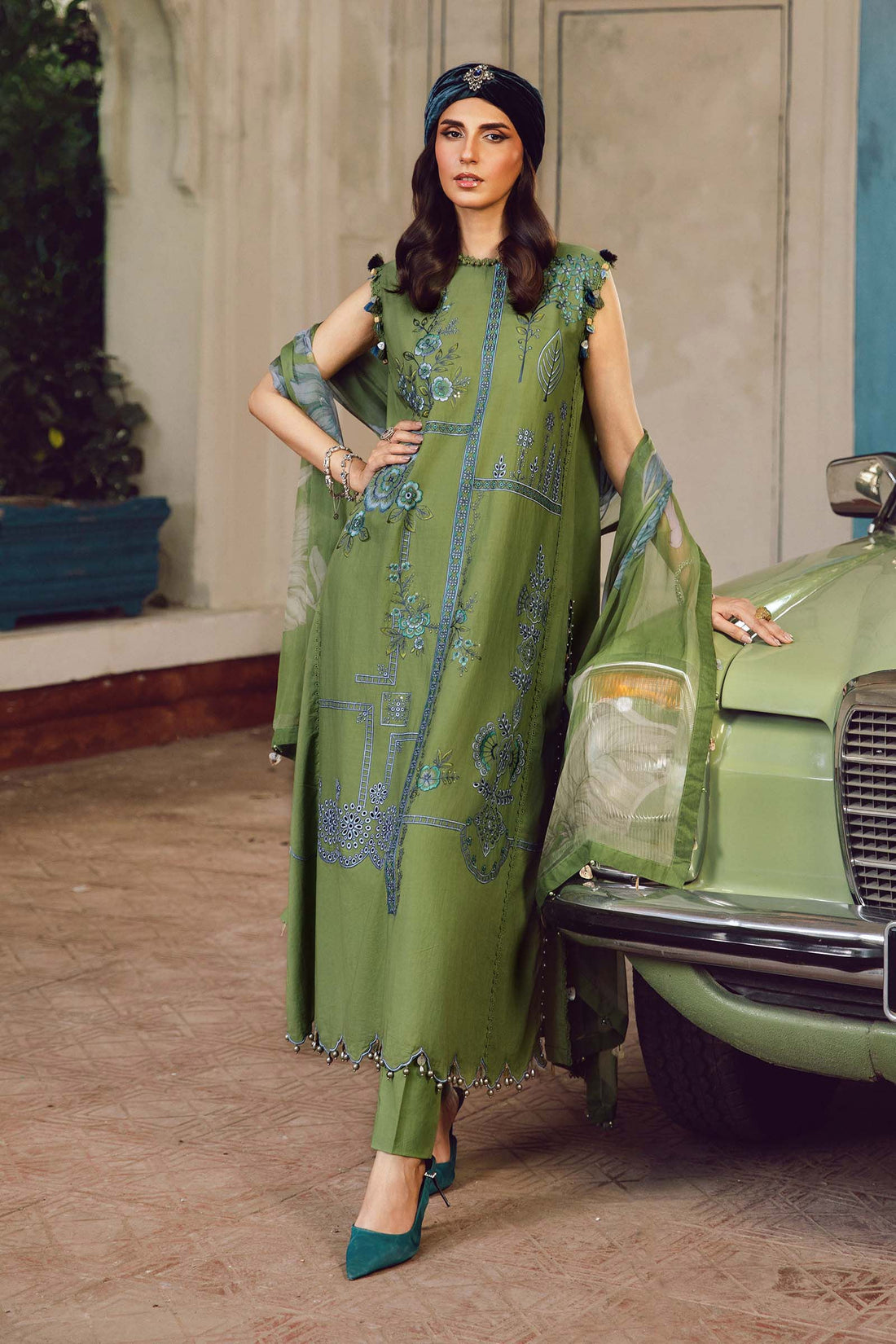 Maria B | M Prints Winter 25 |  MPT-2701-A - by Libasekhas UK - Registered Vendor of : Maria B - 100% Original Designer Dress