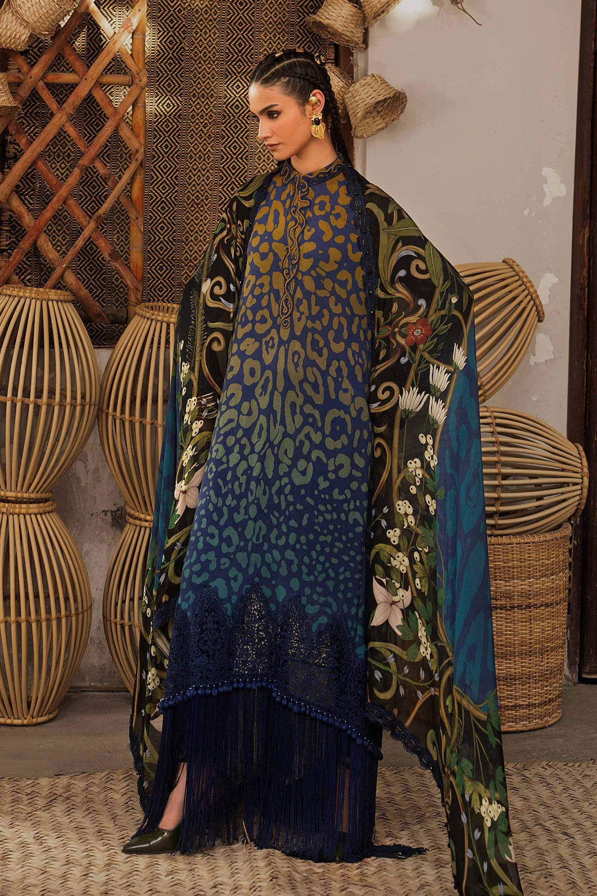 Maria B | M Prints Winter Fall 2026 | MPT-3101-B - by Libasekhas UK - Registered Vendor of : Maria B - 100% Original Designer Dress