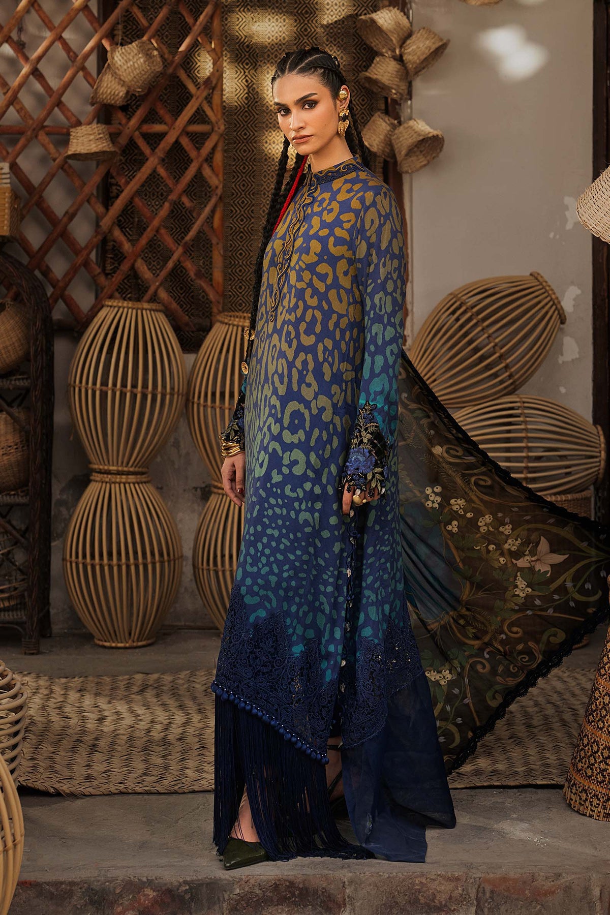 Maria B | M Prints Winter Fall 2026 | MPT-3101-B - by Libasekhas UK - Registered Vendor of : Maria B - 100% Original Designer Dress