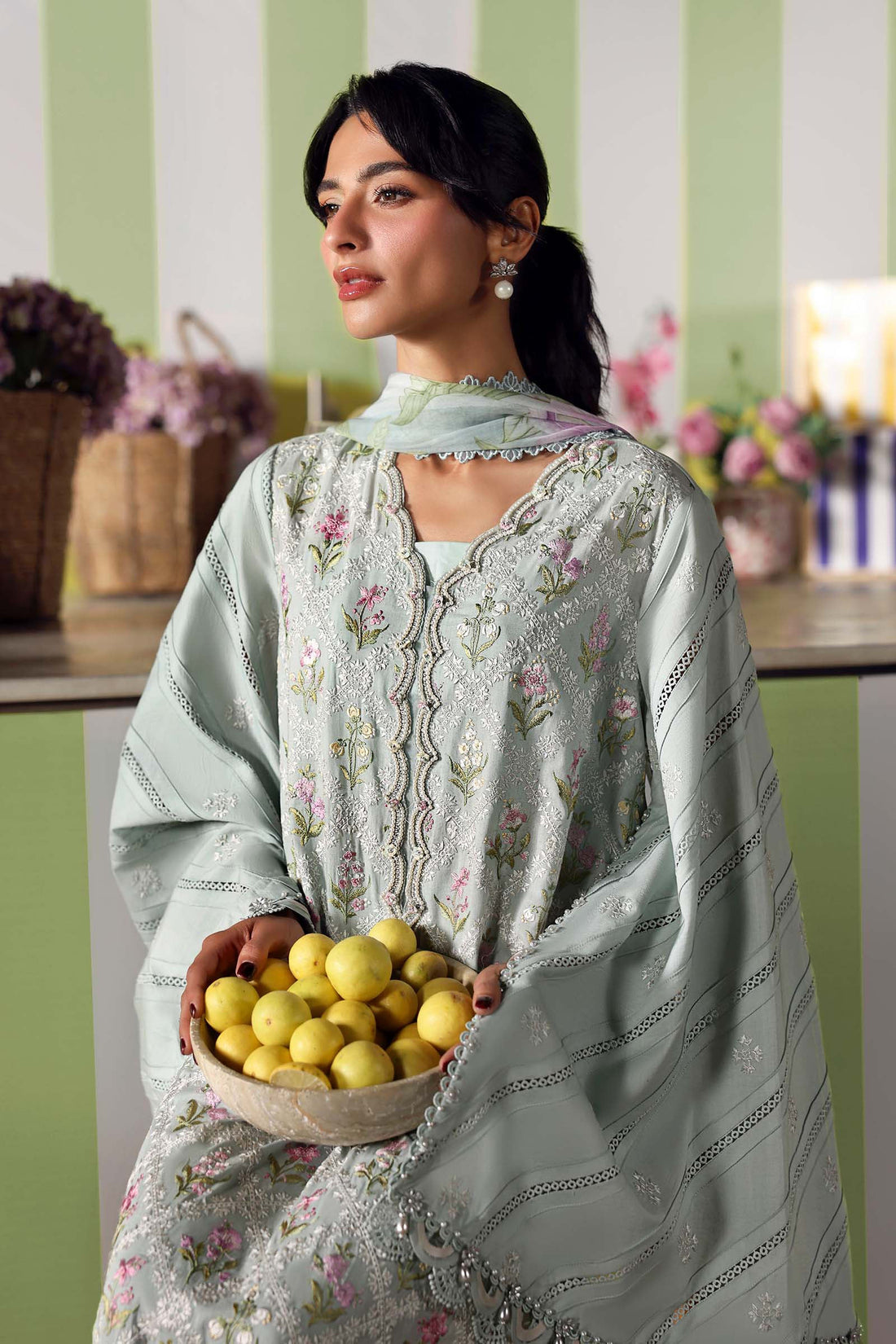 Maria B | M Prints 26 | MPT-3001-B - by Libasekhas UK - Registered Vendor of : Maria B - 100% Original Designer Dress