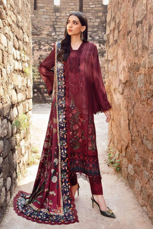 Maria B | M Prints Winter 24 | MPT-2401-B - by - Libasekhas UK - Registered Vendor of : Maria B - 100% Original Designer Dresss