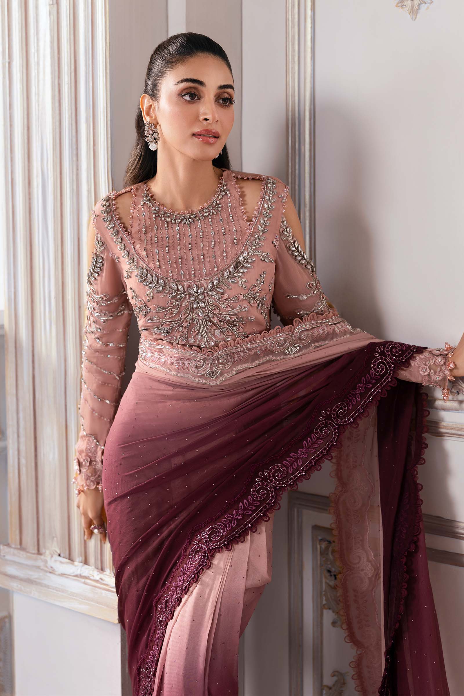 Maria B | Mbroidered 2025 | BD-3001 - by - Libasekhas UK - Registered Vendor of : Maria B - 100% Original Designer Dresss