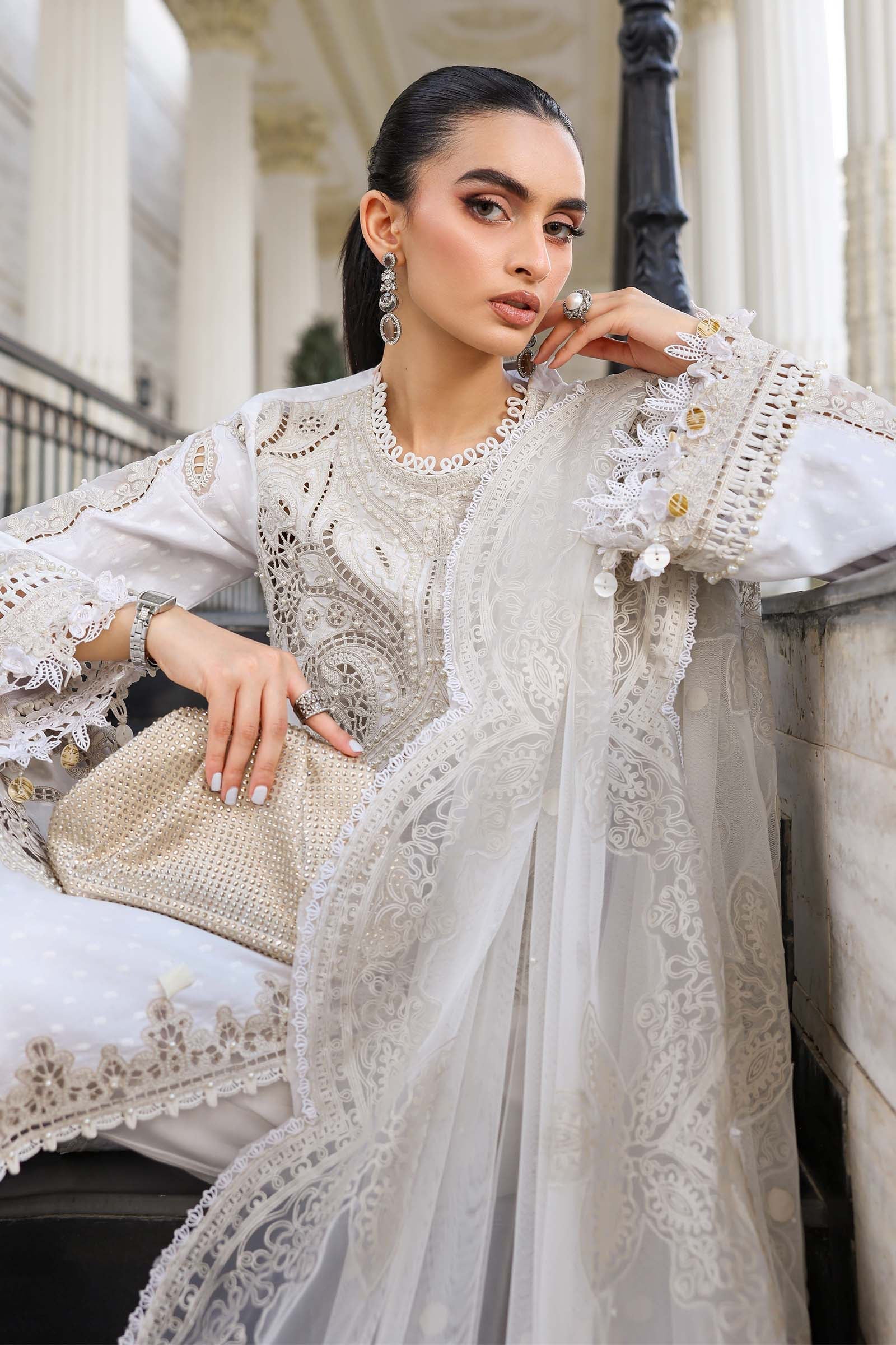 Maria B | luxury Lawn 26 | EL-26-01 - by Libasekhas UK - Registered Vendor of : Maria B - 100% Original Designer Dress