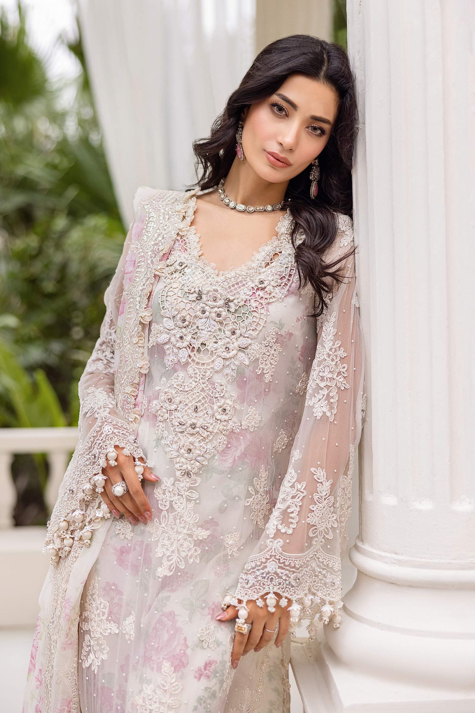 Maria B | Chiffon Formals 25 | MPC-25-101 - by Libasekhas UK - Registered Vendor of : Maria B - 100% Original Designer Dress