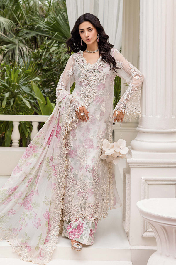 Maria B | Chiffon Formals 25 | MPC-25-101 - by Libasekhas UK - Registered Vendor of : Maria B - 100% Original Designer Dress
