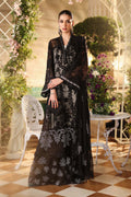 Maria b | Chiffon Formals 26 | MPC-26-101-Black - by Libasekhas UK - Registered Vendor of : Maria B - 100% Original Designer Dress