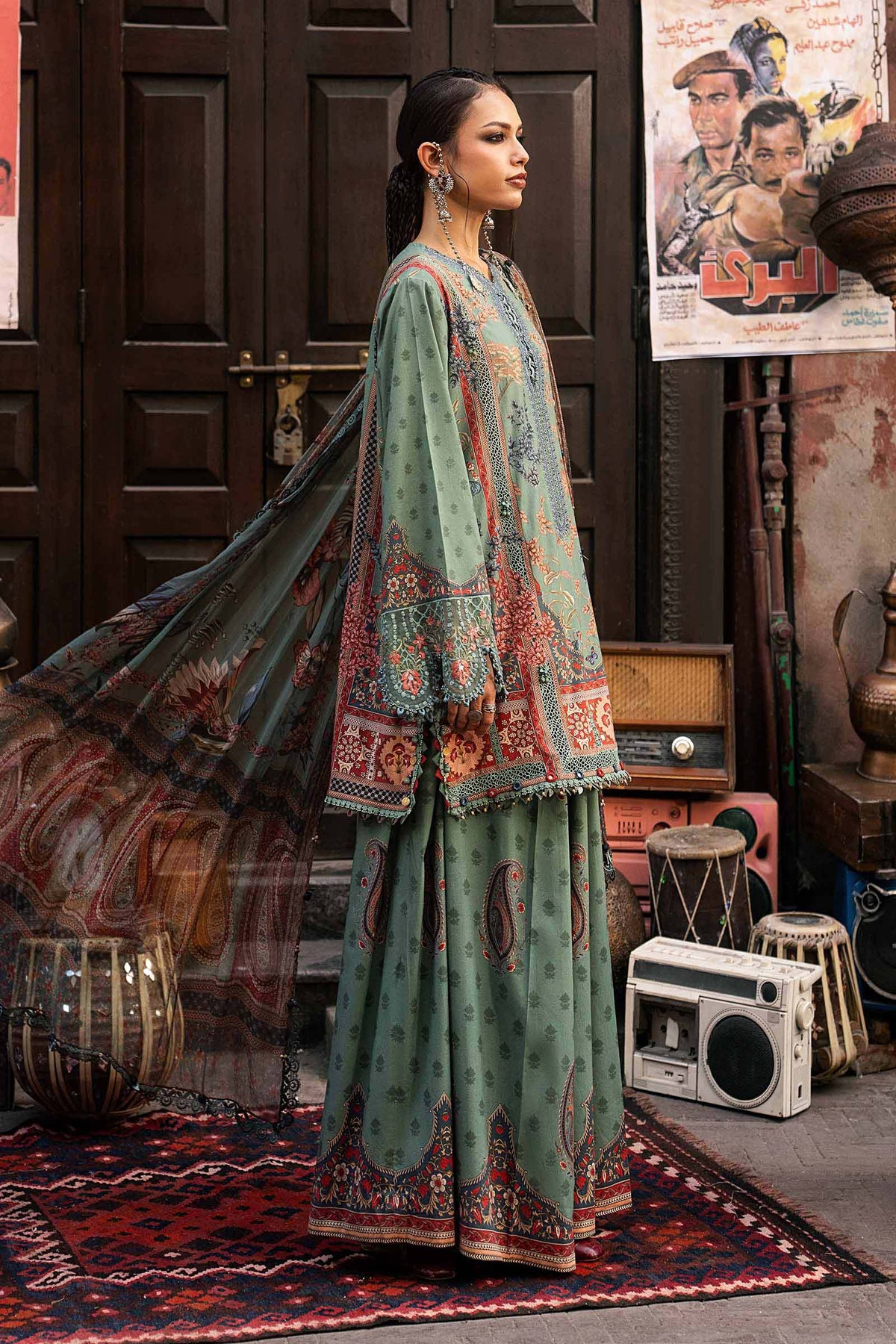 Maria B | M Prints Winter Fall 2026 | MPT-3102-A - by Libasekhas UK - Registered Vendor of : Maria B - 100% Original Designer Dress