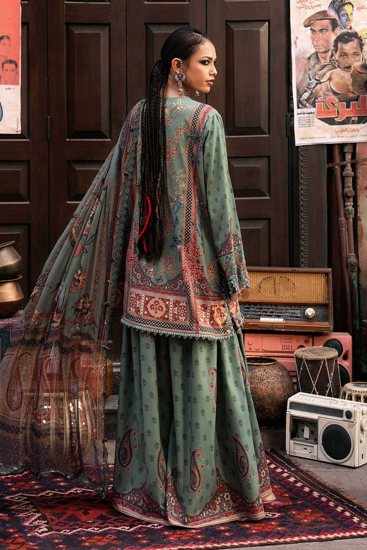 Maria B | M Prints Winter Fall 2026 | MPT-3102-A - by Libasekhas UK - Registered Vendor of : Maria B - 100% Original Designer Dress