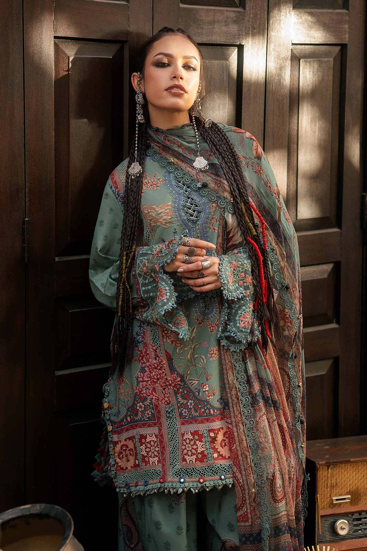 Maria B | M Prints Winter Fall 2026 | MPT-3102-A - by Libasekhas UK - Registered Vendor of : Maria B - 100% Original Designer Dress