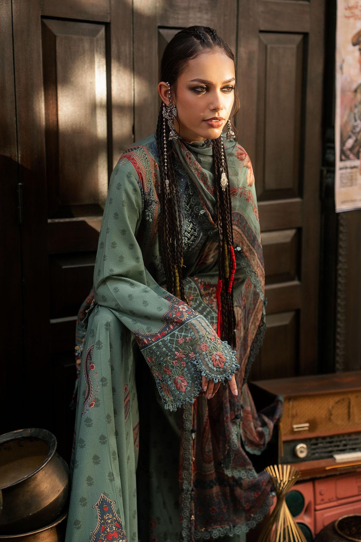 Maria B | M Prints Winter Fall 2026 | MPT-3102-A - by Libasekhas UK - Registered Vendor of : Maria B - 100% Original Designer Dress