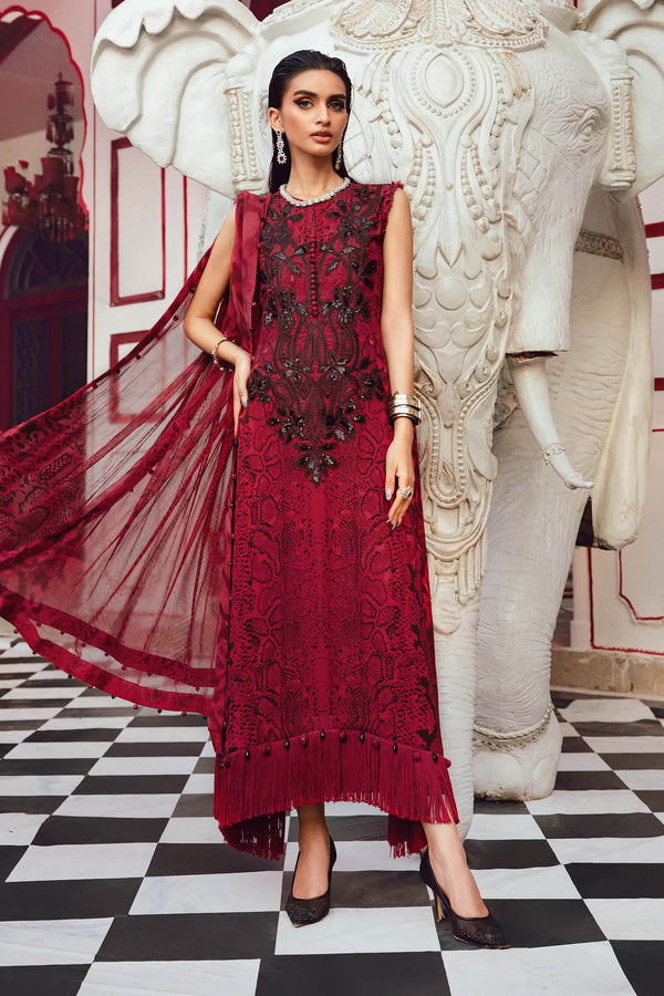 Maria B | M Prints Winter 25 | MPT-2702-A - by Libasekhas UK - Registered Vendor of : Maria B - 100% Original Designer Dress