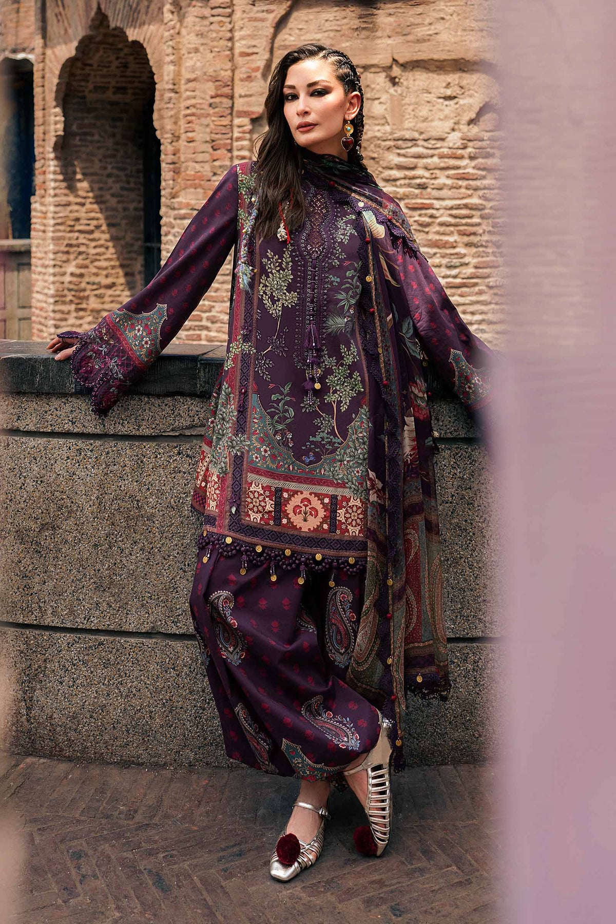 Maria B | M Prints Winter Fall 2026 | MPT-3102-B - by Libasekhas UK - Registered Vendor of : Maria B - 100% Original Designer Dress